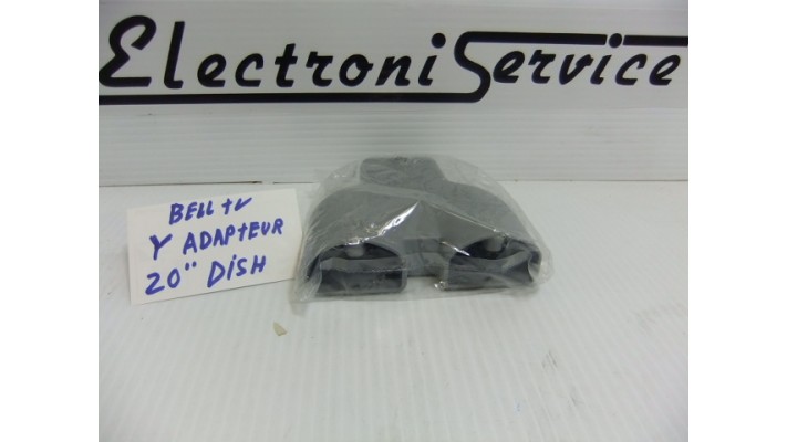 A Y adaptor for Bell Tv 20 inches satellite dish  .